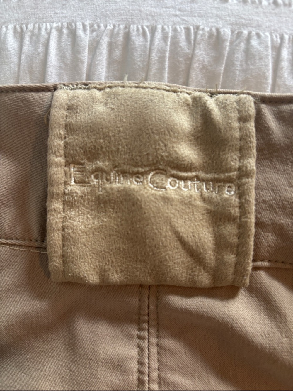 Equine Couture Tan Riding Breeches - Picture 9 of 11